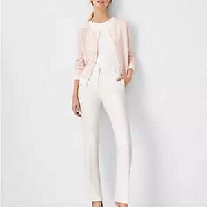 Ann Taylor Winter White The Straight Pant